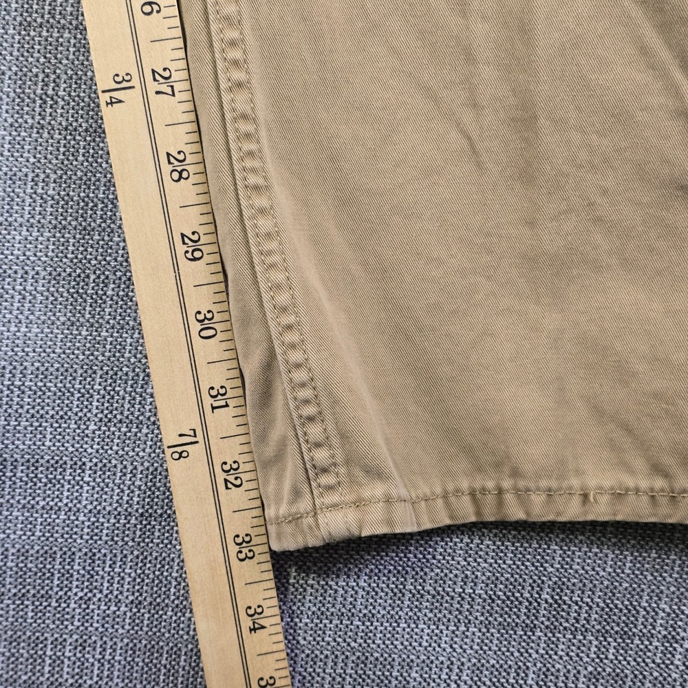 Polo Ralph Lauren 650 Straight Leg Pants Mens 36x34 Sand 5-Pocket Twill Classic - Picture 13 of 16